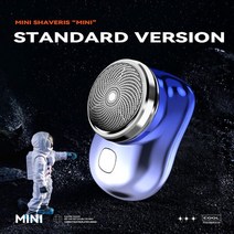 포터블 Electric Shaver Mini Heard Trimmer Reci프로cating Cutter Knives Razor, 02 Blue