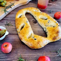 푸가스 브런치빵 저온숙성 천연발효빵 유기농밀 통밀 호밀 비건빵, 240g, 1개