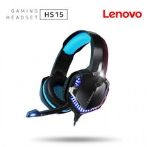 레노버 노이즈 캔슬링 마이크 게이밍 헤드셋, HS15, 혼합색상