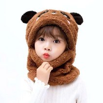 트래퍼햇 방한모자 귀달이모자 모자머플러 유아털모자 아동 카카푸푸 귀여운 털모자, KT05