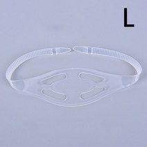 뜨거운 판매! 고무 다이빙 스노클링 수영 마스크 스트랩 교체 액세서리 야외 스포츠 소프트, L Transparent, L Transparent