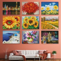 보석십자수 DIY 비즈 보석 캔버스 액자형 40x50 큐빅 인테리어, 쿠팡 A-031