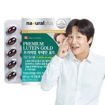 내츄럴플러스 차태현 프리미엄 루테인 골드 90캡슐 1박스3개월분 비타민A 비타민E 아연