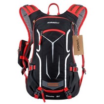 자전거부품 자전거용품 자전거용품쇼핑몰 Lixada 18L Waterproof Bicycle Bag MTB Cycling Backpack with Rain Cover Breatha, [05] Red