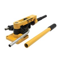 수동 유압 파이프 밴더 철근 절곡기 굴곡기 밴딩 환봉, 상세 페이지 참고, SWG-25 (19mm 금형)+나무 상자