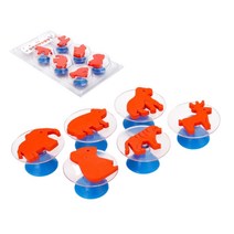 동물모양도장 유아스템프 3살아기 미술활동 IQ 도장찍기 놀잇감 미술놀이