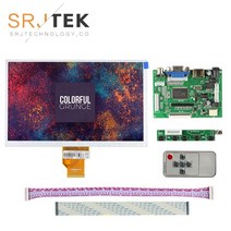 라떼판다 srjtek 7quot 인치 lcd 디스플레이 화면 800480 v.1 모니터, 없음