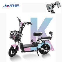 세계일주 성인 전기 자전거 48V 12A 40-55km 주행가능거리 여성용 전기자전거 CK2, 블루