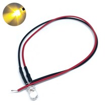 12V 5mm DIP LED 웜화이트 하네스케이블 20cm HAL6408, 1, 본상품선택