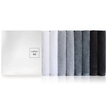 코튼랩 [코튼랩] 프리미엄 40수 호텔수건 200g 8매 선물세트, 색상별 2매씩 8매, 색상별 2매씩 8매