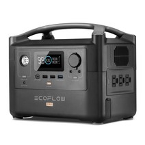 EcoFlow 휴대용 전원 RIVER Pro 휴대용 ​​720Wh 대용량 출력 600W(순간 최대 1200W) X-Boost 기능 패스 스루 기능 첨부 고속 충전 1.6시간 가정용 축 정전 대응 여행 차중박 큰 화면 표시 에코 플로우 축적
