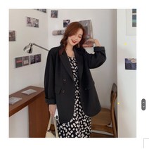 여성 봄 여름 가을 자켓 블랙 심플쟈켓(4컬러)