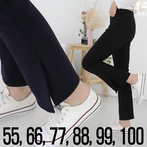 빅빅몰 [봄신상] 히든밴딩 부츠컷 슬림컷 트임부츠컷 와이드 밴딩 슬랙스 여성용 스판 빅사이즈 팬츠 통 바지