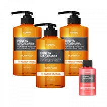 gs 퓨어 바디워시 엠버바닐라 500ml 3개 +사은품