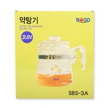 [옐로우.C]_약탕기3000ml(SBS-3A) 한약 가정용약주전자 가정용 용중 중탕기 주방용_[옐로우.C], 옵션없는상품입니다
