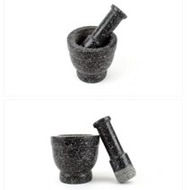 흑진주 돌절구 이유식 마늘 깨갈이 다지기 빻기 절구 돌절구, 흑진주 일반절구, 중