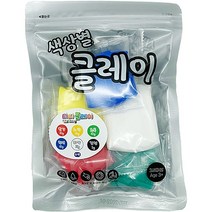 3500 티티 클레이 6색 세트 미술놀이재료, 단품