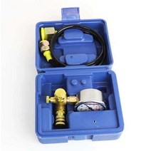 압력 게이지 헤드 유압 질소 측정기 오일 휴대용 팜프, 대형 시계+상자+튜브+O링