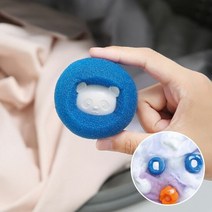 흡착실리콘 세탁기 먼지 강아지 고양이 털제거 스펀지 세탁볼 10, 색상:[색상]본상품, 단품