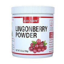 100% 천연야생 링곤베리 분말 파우더 5.3oz 비타민 산화방지제가 풍부 설탕 무첨가 다이어트도움