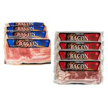 코스트코 커클랜드 시그니춰 저염 슬라이스 베이컨 / 슬라이스 베이컨 454g * 4팩 (아이스박스 포장 발송), 저염 베이컨(빨강색), 아이스팩 추가포장 (한여름에는 추가 추천)