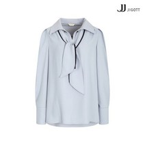 JJ지고트 슬릿 칼라 타이 블라우스 GM3M0BLW1