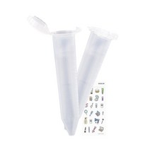 코니컬 튜브 이지캡 50ml 멸균 투명 눈금 반자동 개폐 원터치 한손 조작 코니칼 샘플 채취 시료 보관 팔콘, 1팩(25개입)＋스티커증정