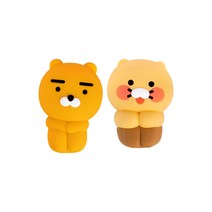 [카카오프렌즈] 도어 스토퍼 라이언 춘식이 2P 무타공 방문 도어 클로저 손끼임방지 문닫힘방지 문고정