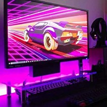 컴퓨터방 꾸미기 게이밍 조명 모니터뒤 무드등 USB 전원, TV 라이트 RGB50-T18 1미터