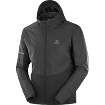 Salomon 남성용 애자일 풀 지퍼 후디 블랙 XL