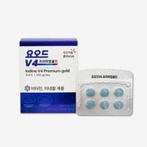 [브레인포커스] 요오드V4 프리미엄골드 60정 (2달분) 갑상선영양제 요오드 셀렌 아연 비타민B1 비타민B6 비타민B12 비타민C 비타민D 비타민E, 1병, 60정/2달분