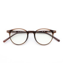 타원형 뿔테 안경테 투명 브라운 여자 남자 안경 안경태 얼굴긴사람