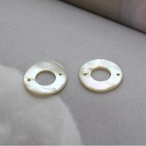 J593 도넛자개 장식 귀걸이만들기 부자재