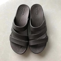 크록스슬리퍼 여성용 슬리퍼 미끄럼 방지 몬터레이 웨지 샌들 비치 슈즈