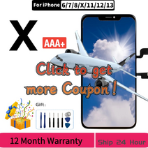 휴대폰 호환 액정수리 LCD교체 ed screens iphone x xr xs max 11 12 13 pro max mini lcd 디스플레이 화면 교체 iphone 6 7 8, 13 인셀