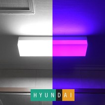 [현대 스마트LED 405] 욕실 화장실 NON-자외선 살균등 살균조명 형광등 LED 램프, (단품)사각형 일반등, 5700K 주광색, 셀프설치(무료배송)