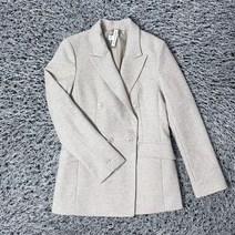 MORGAN 모르간 여성 헤링본 더블 자켓 마이