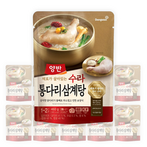 양반 수라 통다리 삼계탕, 460g, 10개