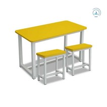 미술학원 책상 놀이 드로잉 다인용 공부방 미술실, 길이 180 너비 40 높이 74 cm