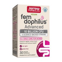 Jarrow Formulas 자로우 포뮬러스 펨 도피러스 어드밴스드 유산균 100억 CFU (냉장보관용) 30 베지캡슐
