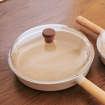 브라운 우드 노브 돔형 유리뚜껑 20 24 28cm, 20cm