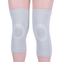 지엑스 남녀공용 무릎 압박 보호대, 그레이, 2개