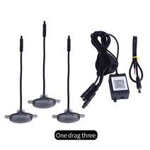 자동차 리프트 잭 어댑터 앱랩터 스타일 그릴 라이트 LED 마운트 어셈블리 2016-up Toyota Tacoma w/TRD P, 01 3 app black