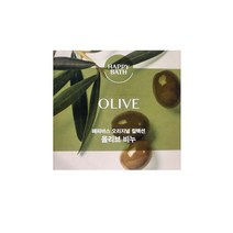 해피바스 올리브 모이스춰 바 비누, 100g, 40개