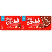 네슬레 엑스트라피노 쓰리 초콜릿 120g Nestle Extrafino Tableta Tres Chocolates, 2팩