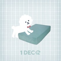 1 DECO 강아지계단 1단 스폰지 포함 모음, 민트 그린 1단