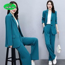 SHENGBO여성 정장 아우터 팬츠 투피스 가을 캐주얼 워크 세트001QDR112266