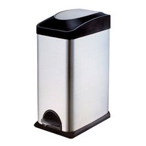 키친프리 스텐 사각 페달 휴지통 15L /종량제20L호환, 단품