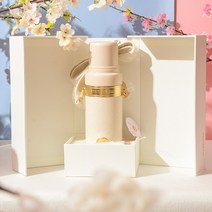 스타벅스 중국 2022 벚꽃MD 화이트 반다나 스카프+텀블러 캐링 스트랩+대용량 보온병 580ml 기프트 박스 세트
