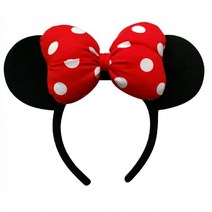 사진 역할 추억 2P 소품 유치원 축제 머리띠 행사 마우스 쥐 기념 어린이집 도트리본 촬영, 리본도트마우스